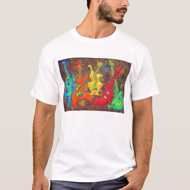 FIVE GUITARS T-Shirt (Front)