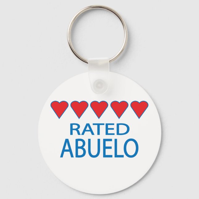 Five Heart Abuelo Keychain (Front)