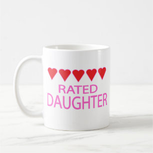 Five Heart Daughter Coffee Mug