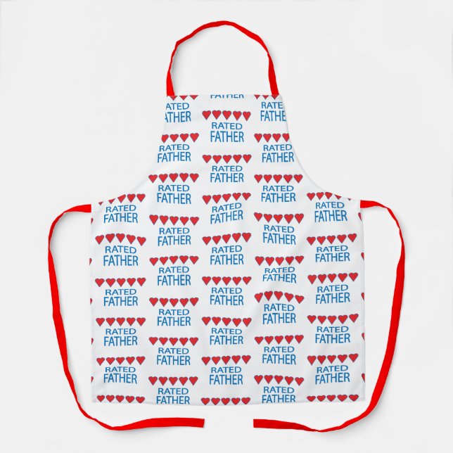 Five Heart Father Apron (Front)