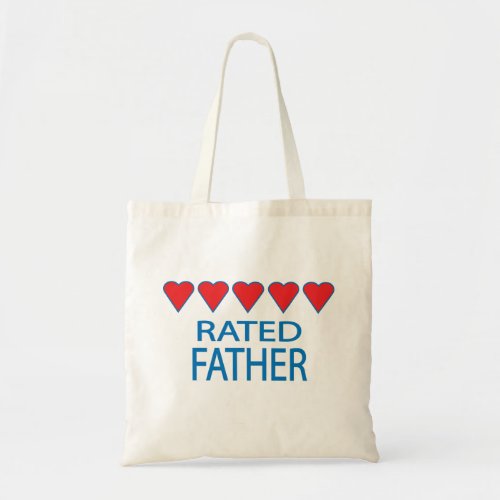 Five Heart Father Tote Bag