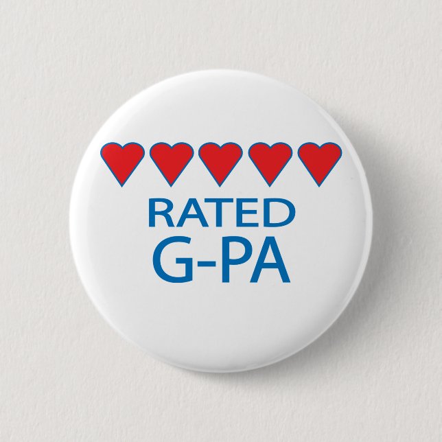 Five Heart G-Pa Button (Front)