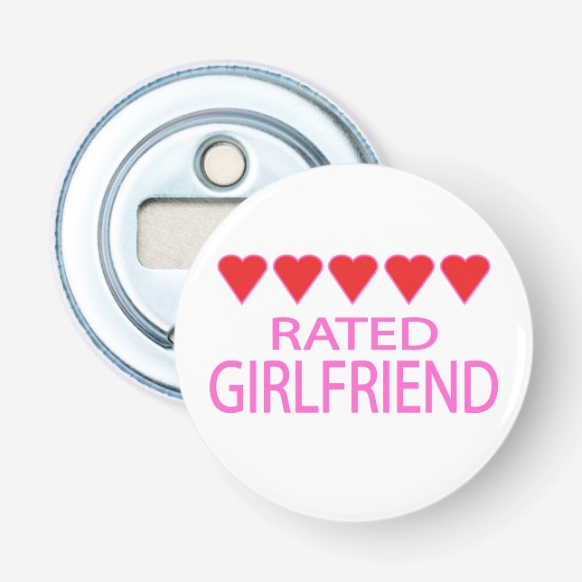 Five Heart Girlfriend Bottle Opener (Front)