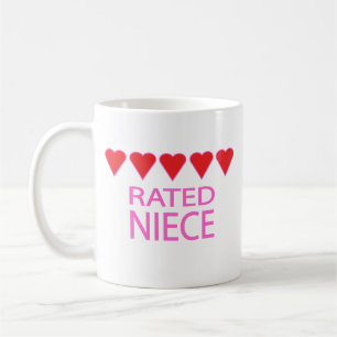 Five Heart Niece Coffee Mug