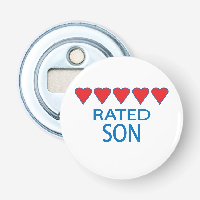 Five Heart Son Bottle Opener (Front)