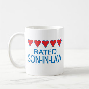 Five Heart Son-In-Law Coffee Mug