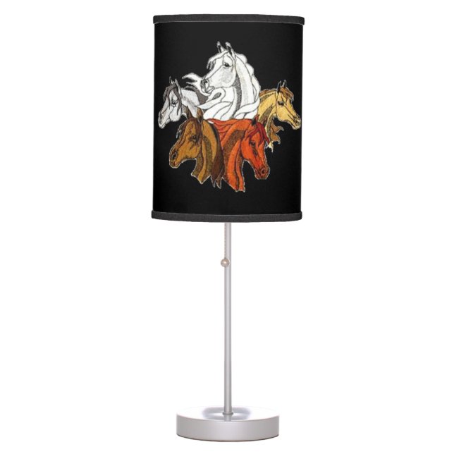 Five Horses Table Lamp (Front)