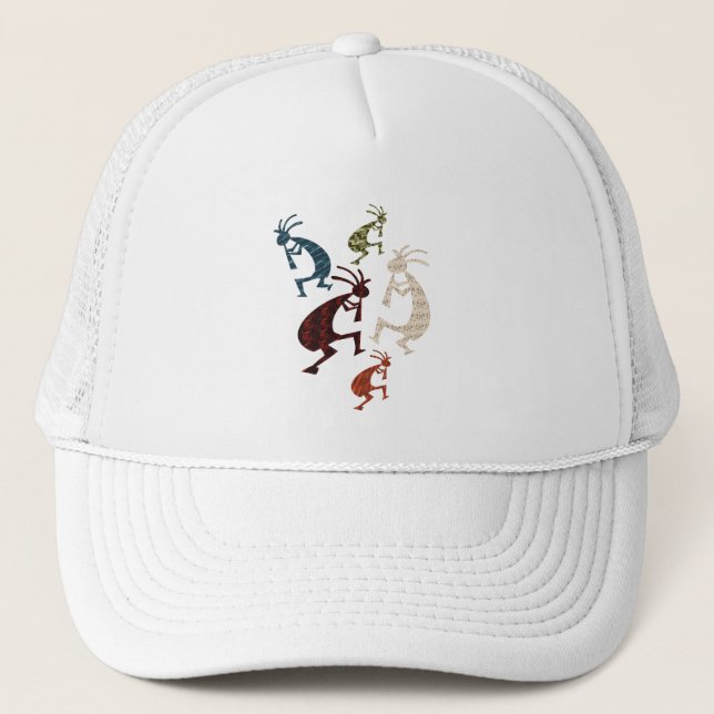Five Kokopelli Trucker Hat (Front)