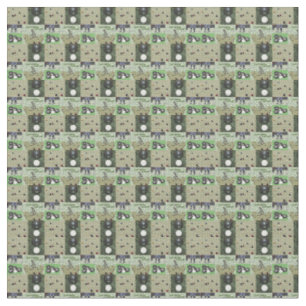 Five Lawn Bowls Images Photo Collage, Fabric