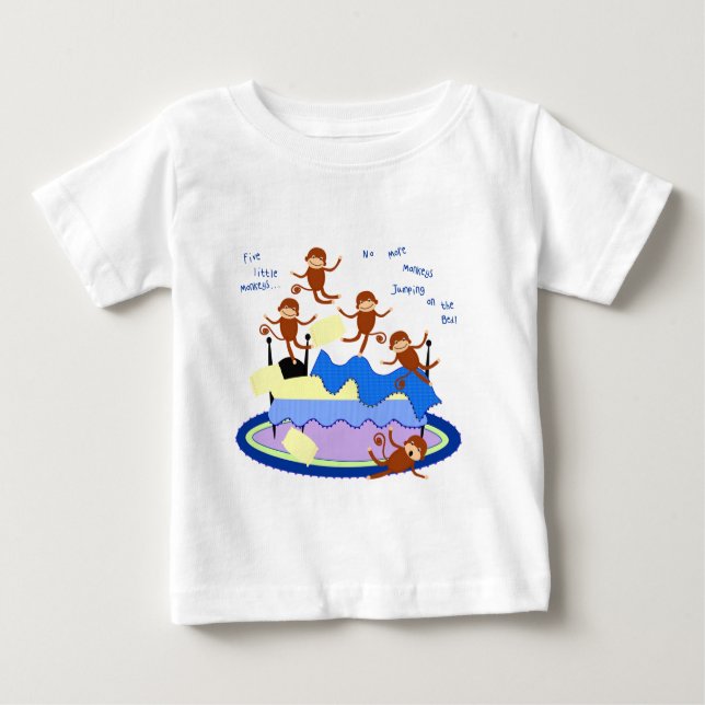 five little monkeys baby T-Shirt (Front)