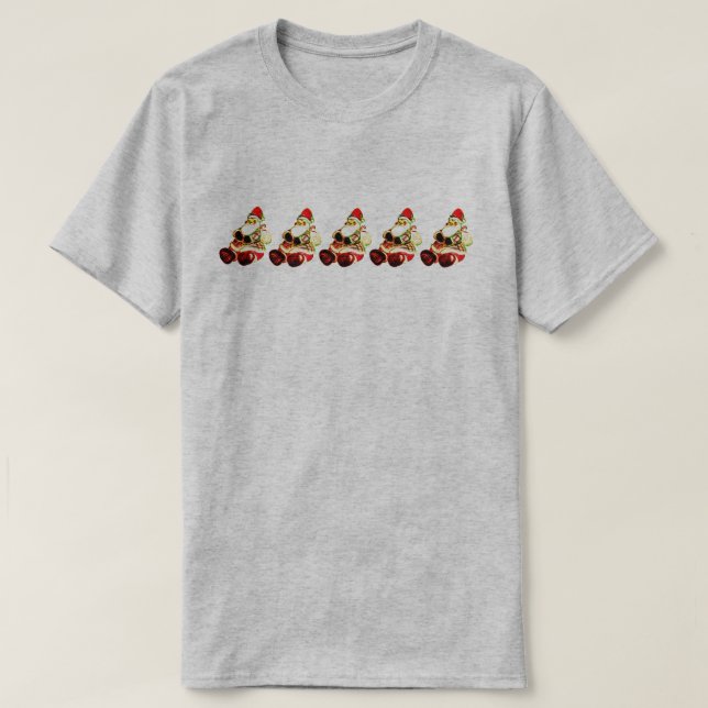 Five little Santas! T-Shirt (Design Front)