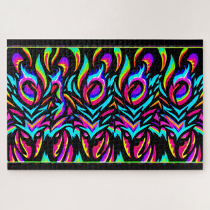 Five Looked On - Ken Gage Abstract Jigsaw Puzzle