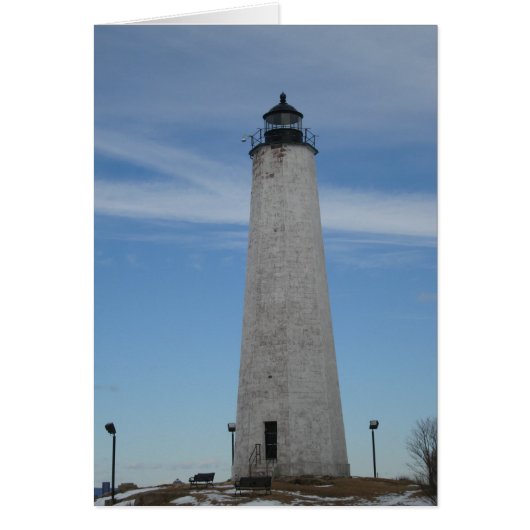 Five Mile Point Lighhouse New Haven CT Harbor Cards (Front)