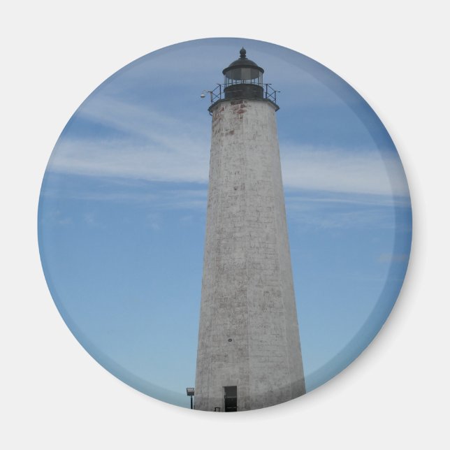 Five Mile Point Lighthouse New Haven CT  Harbor Magnet (Front)