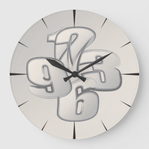 Five minutes back large clock