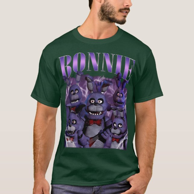 Five Nights At FreddyS Bonnie friends T-Shirt (Front)