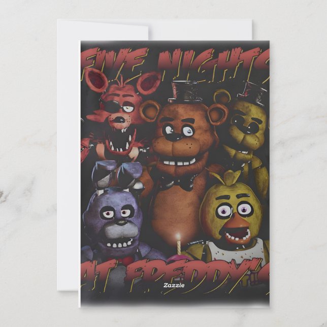 Five Nights at Freddy's  Holiday Card (Back)