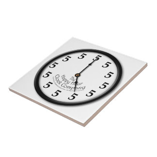 FIVE O'CLOCK CLOCK TILE
