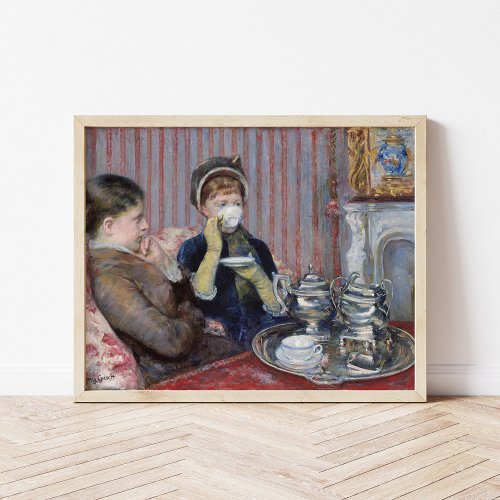 Five OClock Tea  Mary Cassatt Poster