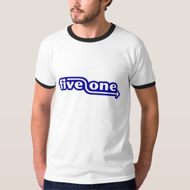 "five-one" Forward Motion Ringer T-Shirt (Front)