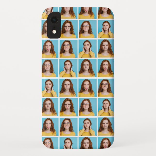 Five Photo or Selfie Collage Case-Mate iPhone Case (Back)