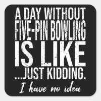 Five-pin bowling funny gift idea