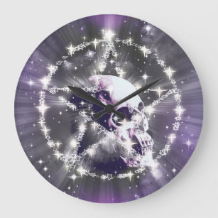 Five Pointed Star Large Clock