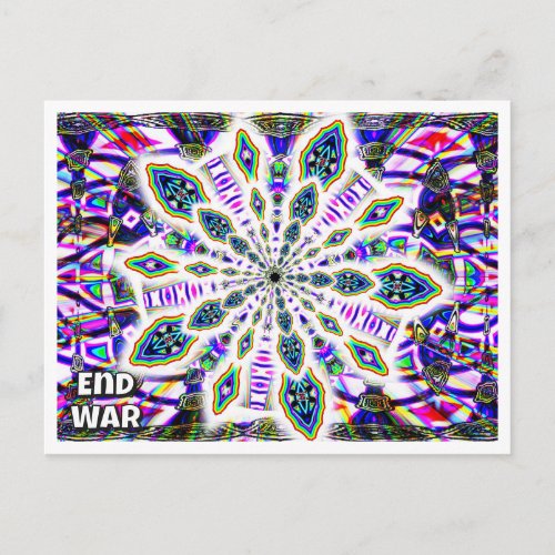 Five pointed star (you may change the words) postcard