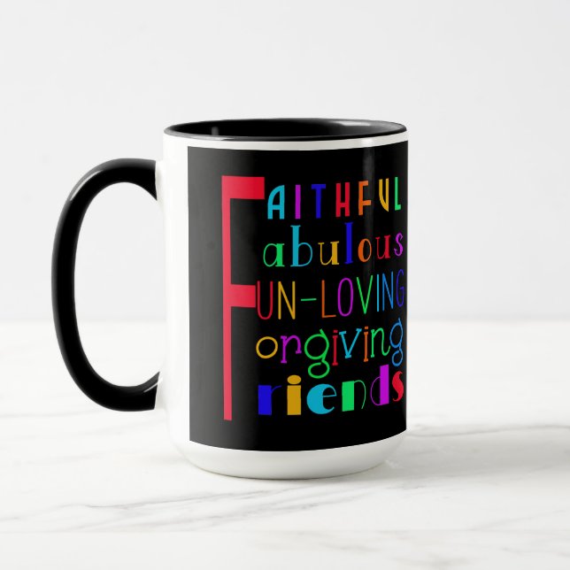 Five Rules of Friendship   Mug (Left)
