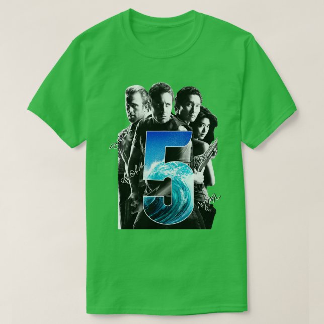 Five Signatures Casts Tv Show TShirt (Design Front)
