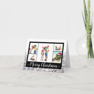Five/Six Photos Winter Snow - 4x6 Folded Card