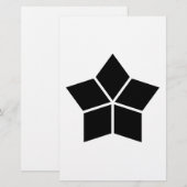Five split rhombuses (Front/Back)