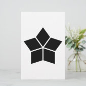 Five split rhombuses (Standing Front)
