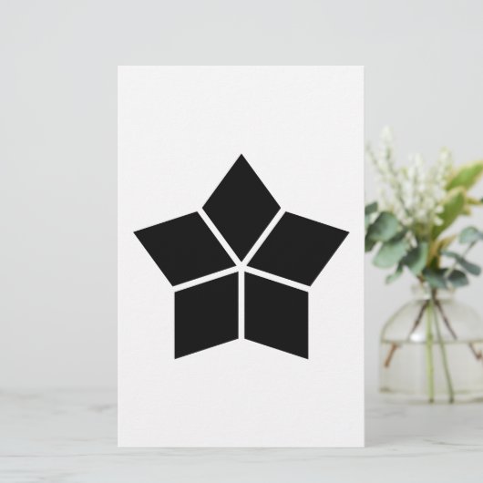 Five split rhombuses (Standing Front)