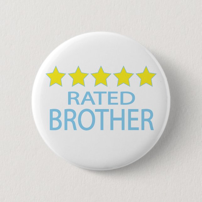 Five Star Brother Button (Front)
