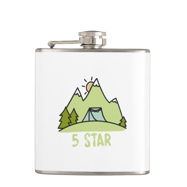 Five Star Camping Flask (Front)