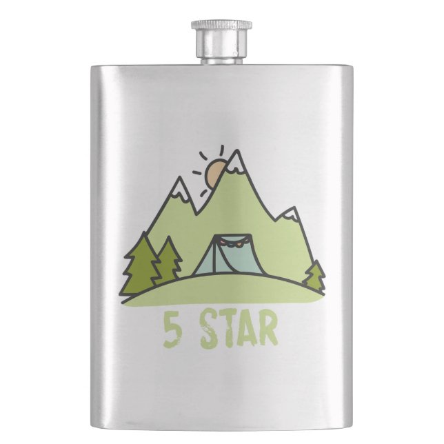 Five Star Camping Flask (Front)