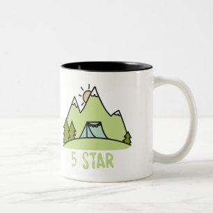 Five Star Camping Two-Tone Coffee Mug
