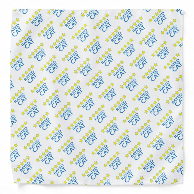 Five Star Cat Bandana (Front)