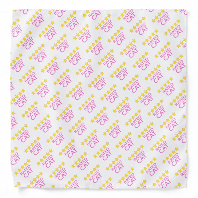 Five Star Cat Bandana (Front)