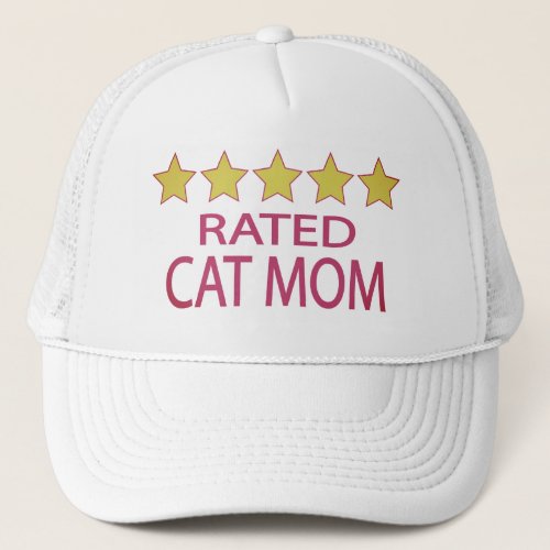 Five Star Cat Mom Trucker Hat
