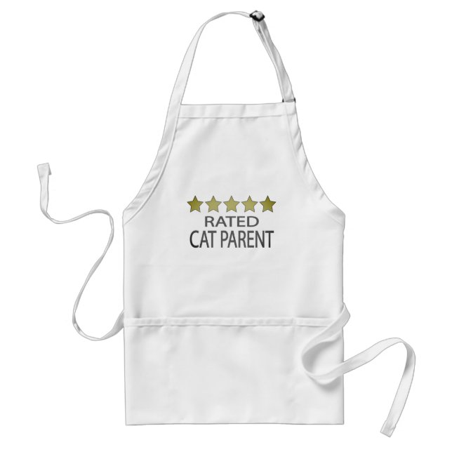 Five Star Cat Parent Adult Apron (Front)