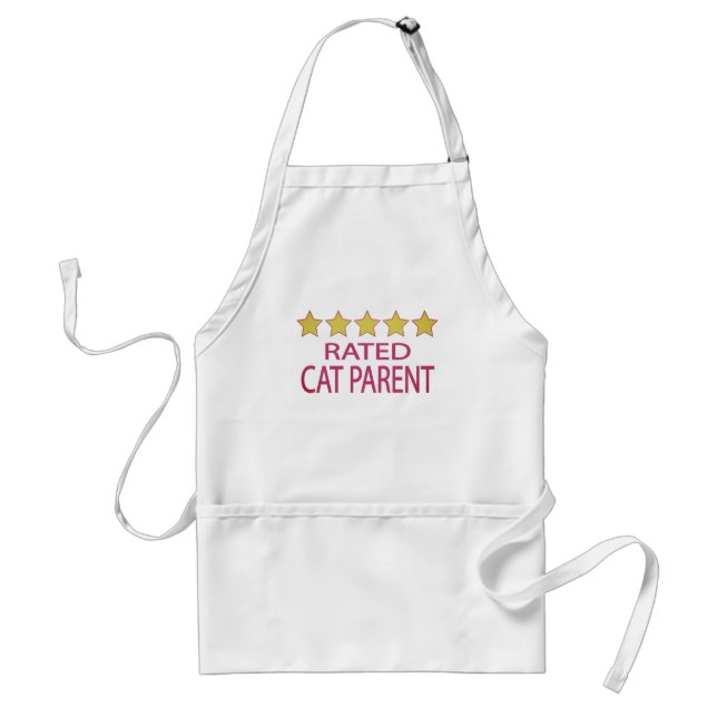 Five Star Cat Parent Adult Apron (Front)