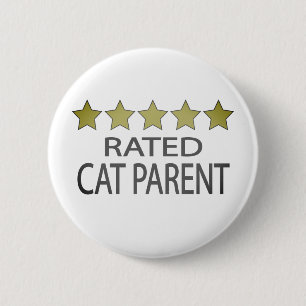 Five Star Cat Parent Button