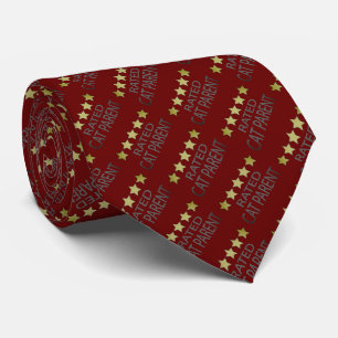 Five Star Cat Parent Neck Tie