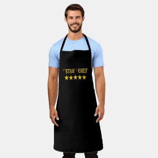 Five Star Chef All-Over Personalized Apron