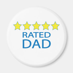 Five Star Dad Magnet