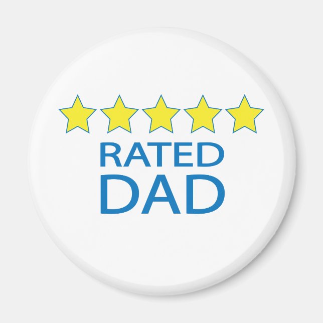 Five Star Dad Magnet (Front)