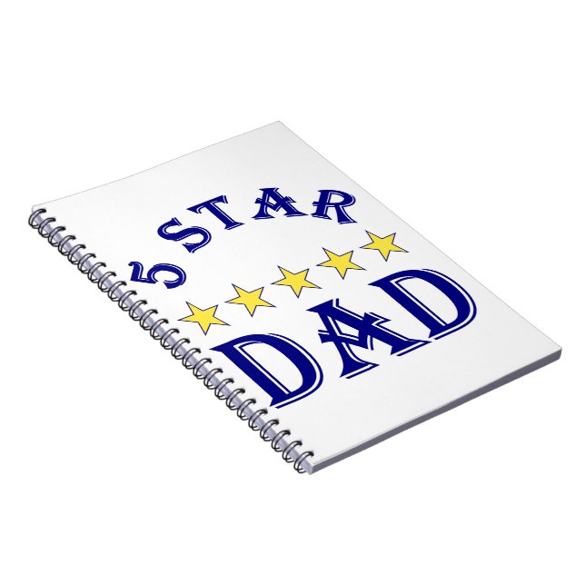 Five Star Dad Notebook (Right Side)