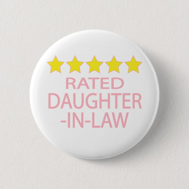 Five Star Daughter-In-Law Button (Front)